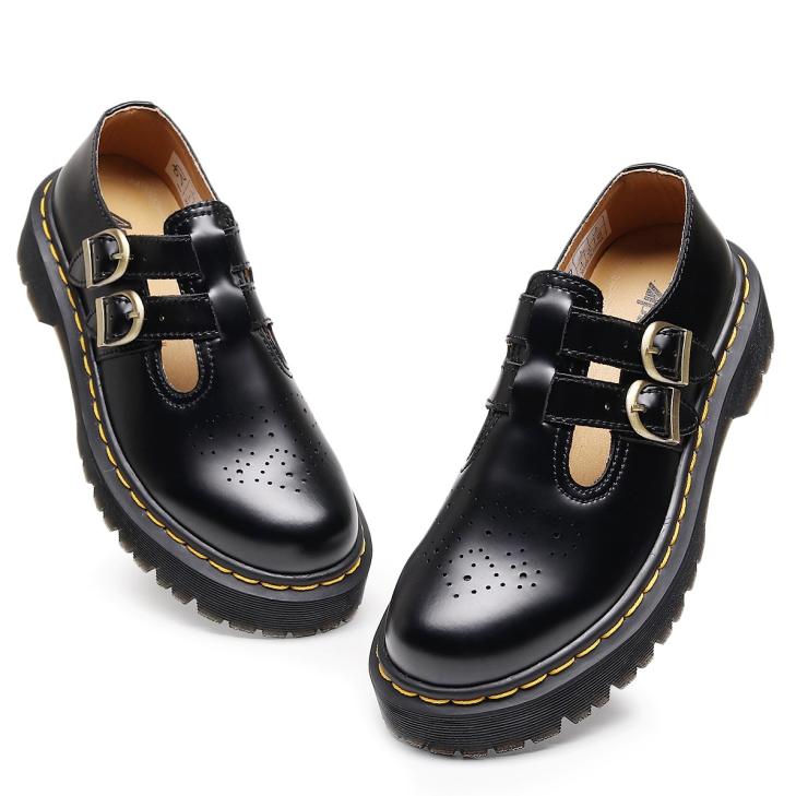 8065 Smooth Leather Mary Jane Shoes  | Womens  Mary Janes Mary Janes Black — Smooth Leather