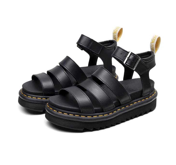 Blaire Patent Leather Strap Sandals  | Womens  Sandals Sandals Black — Patent Leather