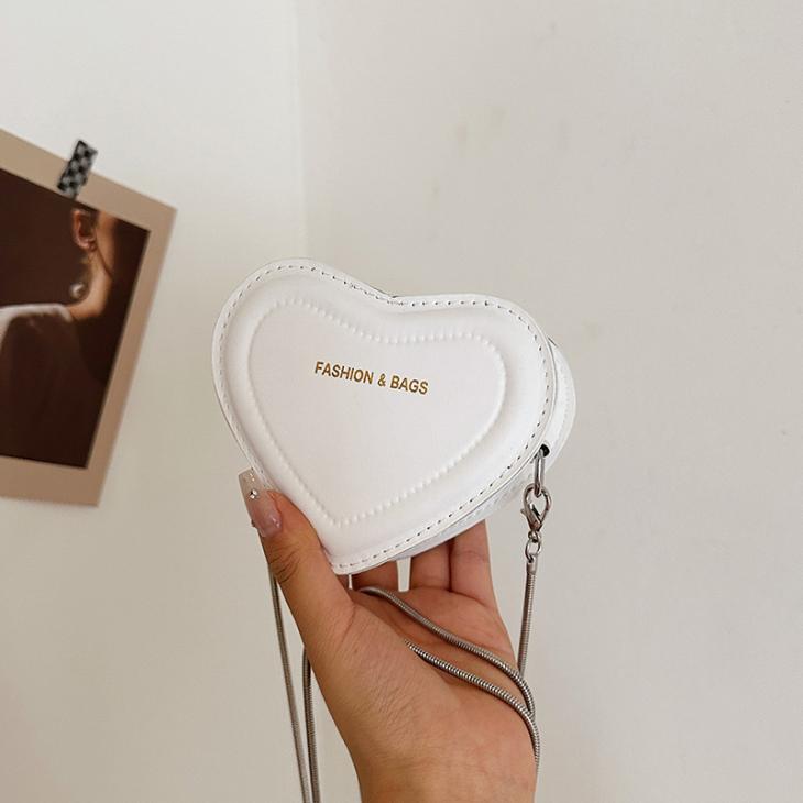 Mini Heart Shaped Kiev & Patent Leather Bag  |   Bags & Backpacks Accessories Bags & Backpacks