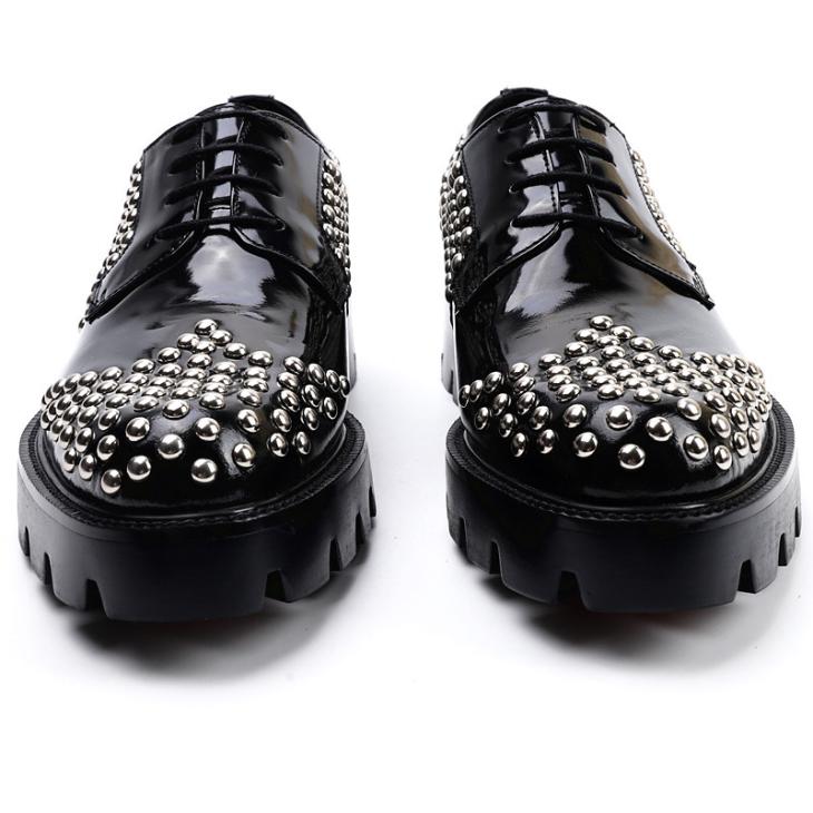 1460 Studded Zip Atlas Leather Lace Up Boots  | Mens  Boots Boots Black — Atlas